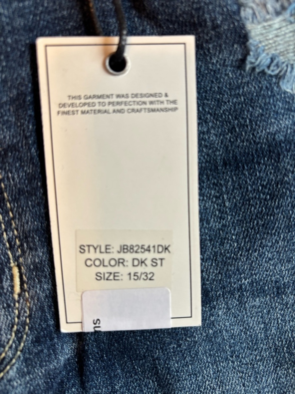 Judy Blue Dark Blue Mid Rise Distressed Bootcut Jeans - Picture 3 of 5